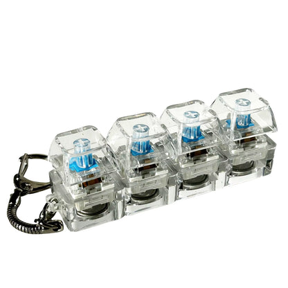 Klixy™ – Antystresowy Brelok z Klawiszy Mechanicznych | Klikaj i Odreaguj w 3 Sekundy