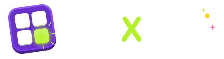 Klixy logo białe